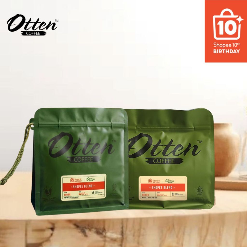 Otten Kopi Espresso Americano 500 gr Arabica Robusta | Bundle Hemat Shopee Blend | [Shopee Special 1