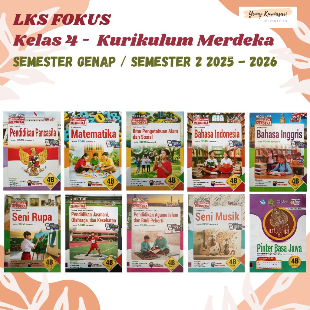 LKS Fokus Kurikulum Merdeka Kelas 4 SD