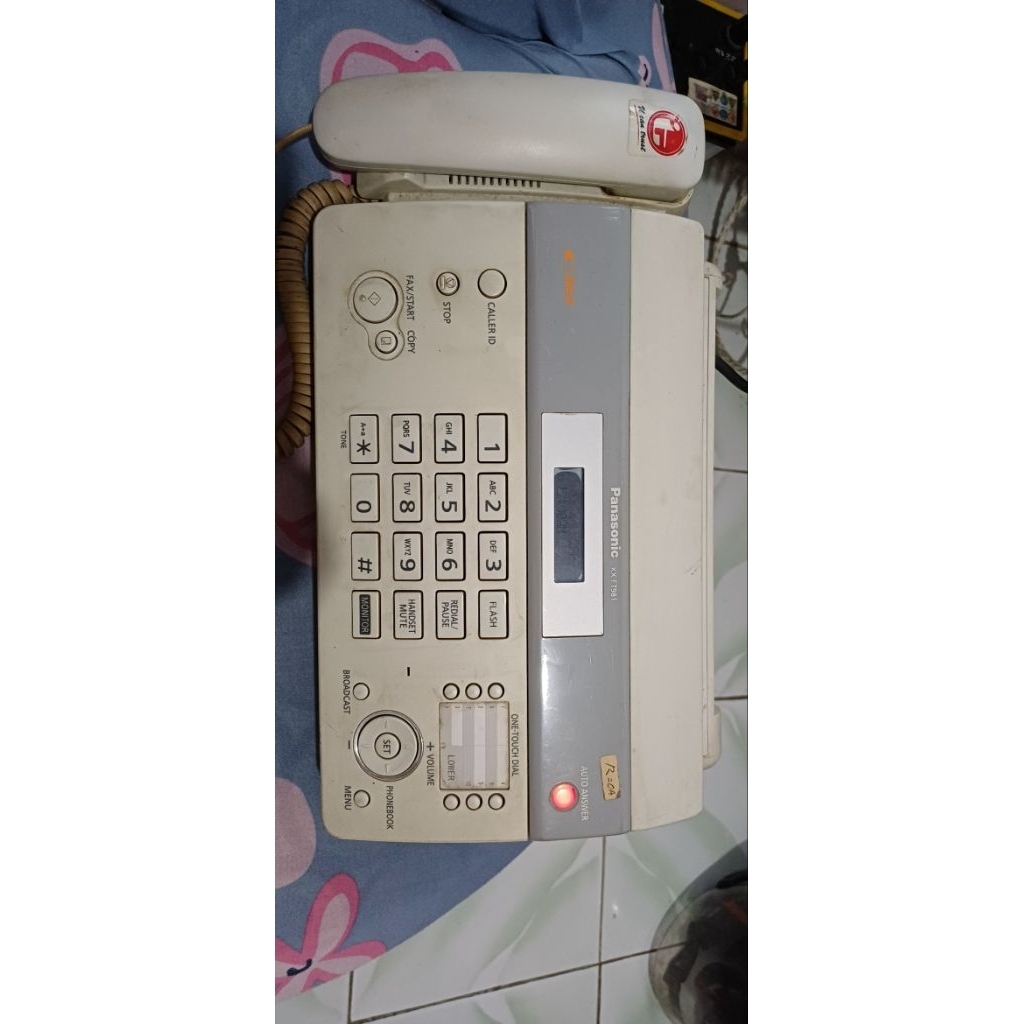 FAX PANASONIC SECOND