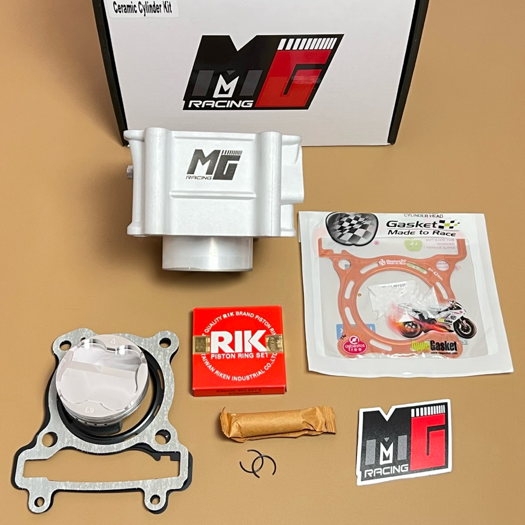 Blok mx vixion 65 66 68 70 72 ceramic + gasket tembaga apple Mg Racing made in taiwan