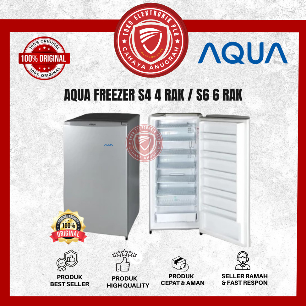 Kulkas Freezer Aqua 4RAK/6RAK - S4/S6 Aqua Garansi