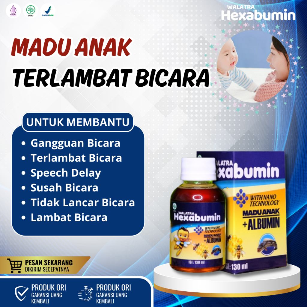 Obat Gangguan Bicara, Obat Terlambat Bicara, Obat Speech Delay, Obat Susah Bicara, Obat Tidak Lancar