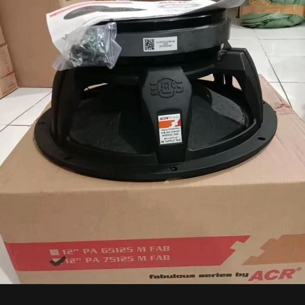 SPEAKER ACR FABULOUS 12 INCH PA 75125 M FAB ACR 12" WOOFER 100% ORIGINAL ACR