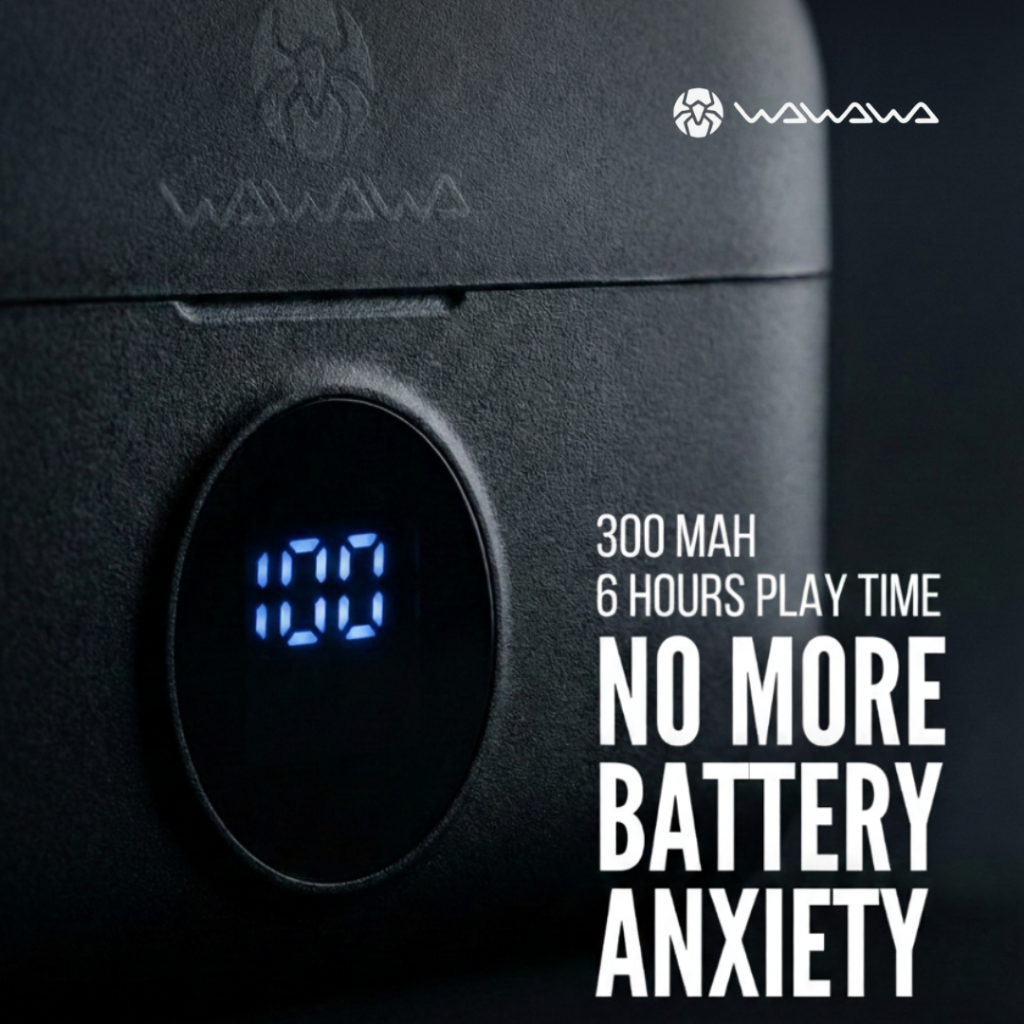 WAWAWA WA-J13 Mic Wireless Microphone Clip On Digital ANC – Mic Wireless HP Kamera – Jarak 20M