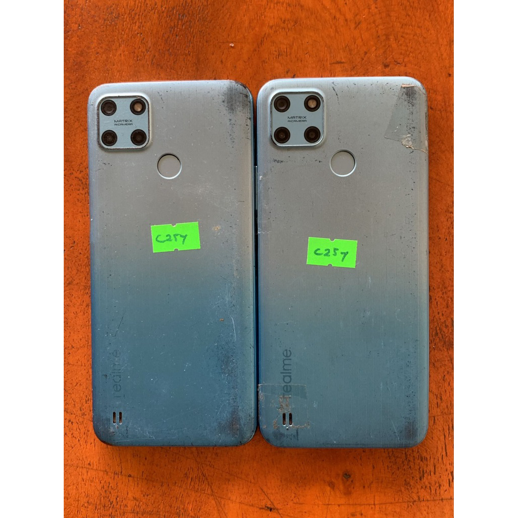 Realme C25y mesin normal, minus LCD