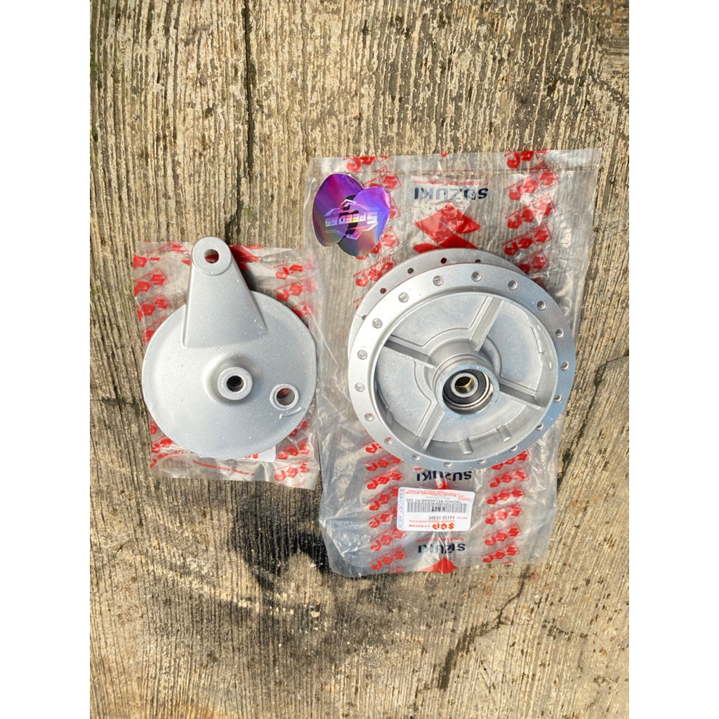 TROMOL BELAKANG + TUTUP TROMOL SUZUKI RC 80 RC 100 BRAVO SPRINT CRYSTAL