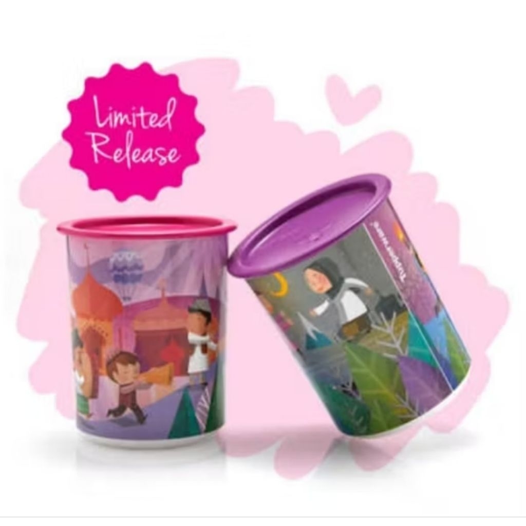 Dug dug canister tupperware kapasitas 1.2 liter (2 pcs )