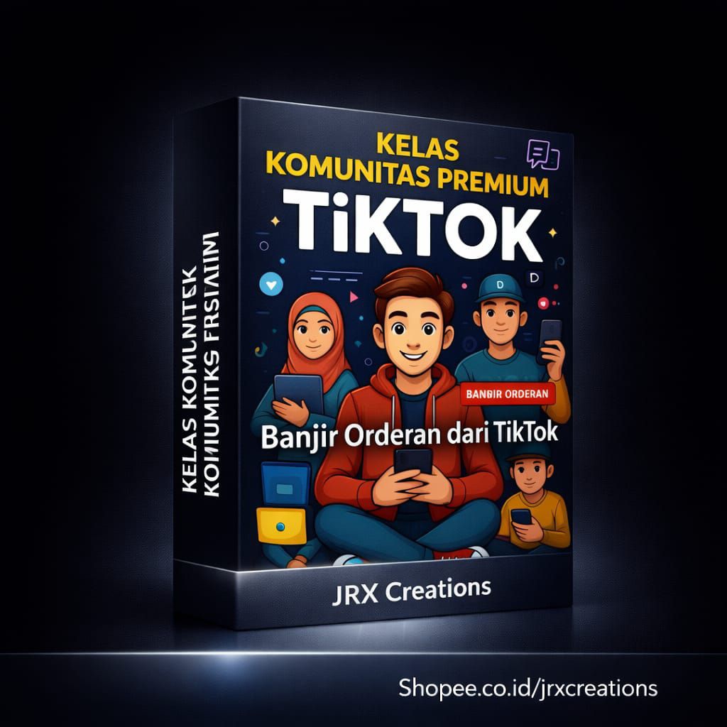 Kelas Tiktok Premium Komunitas: Banjir Orderan Dari Tik Tok - Materi Video- (bahasa Indonesia)