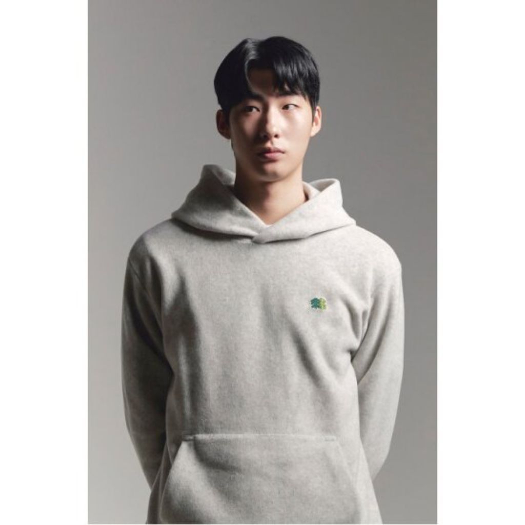 Kolon Sport MicroFleece Logo Retro Hoodie