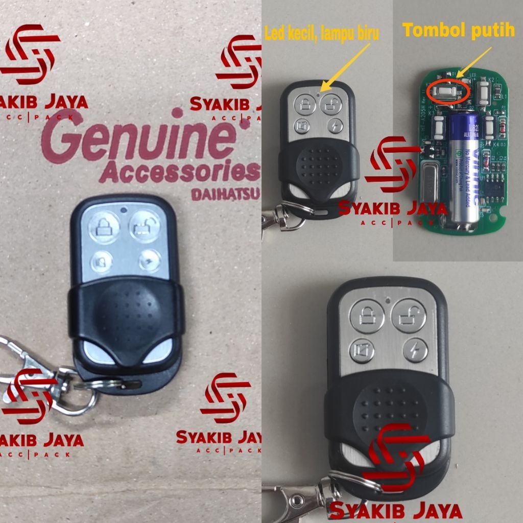 REMOTE KUNCI ALARM MOBIL DAIHATSU XENIA/AYLA/TERIOS /LUXIO/GRANMAX Led kecil ORIGINAL