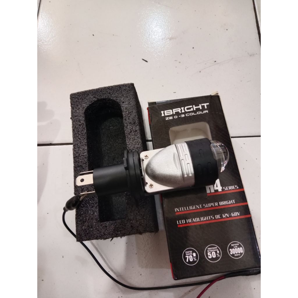 Lampu biled h4 ibright ze 0 biled ibright soket h4 ze 0 motor mobil