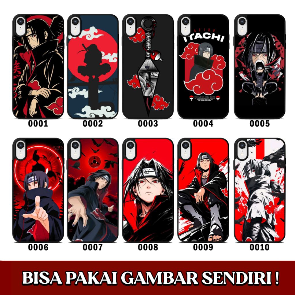 Custom Case Softcase Silikon Casing HP Uchiha Itachi Untuk Semua Tipe HP + Bisa Request Gambar Sendi