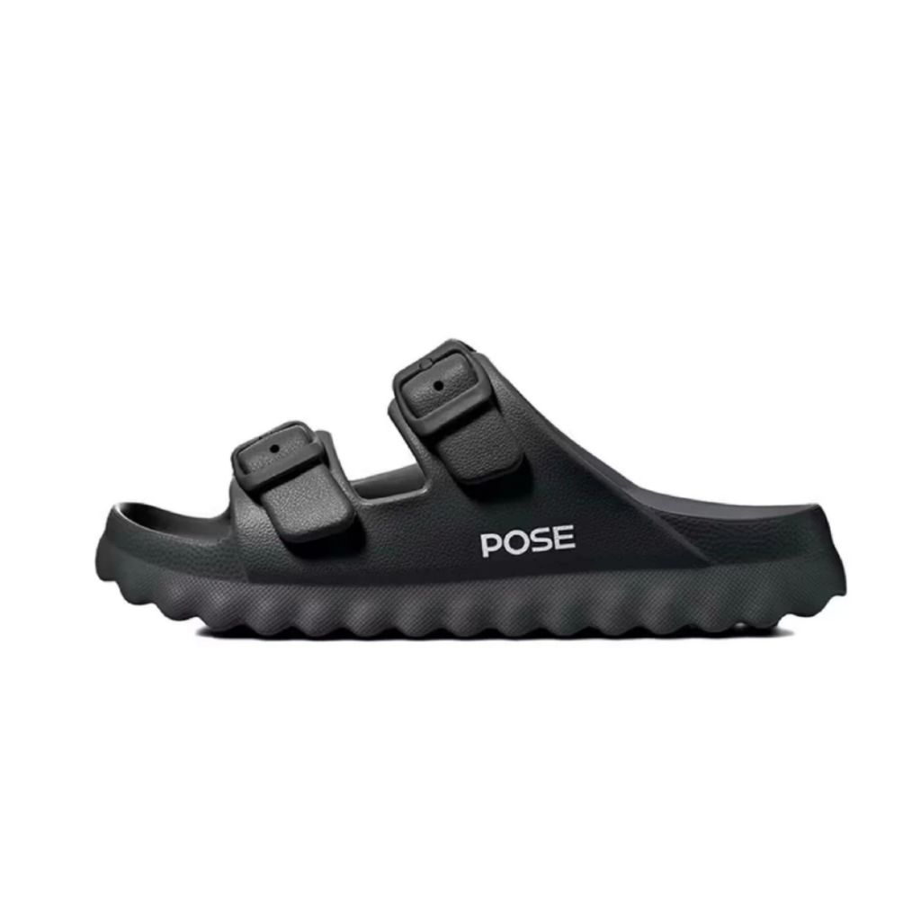 sandal karet pose ban 2 sandal full karet pria-wanita terbaru