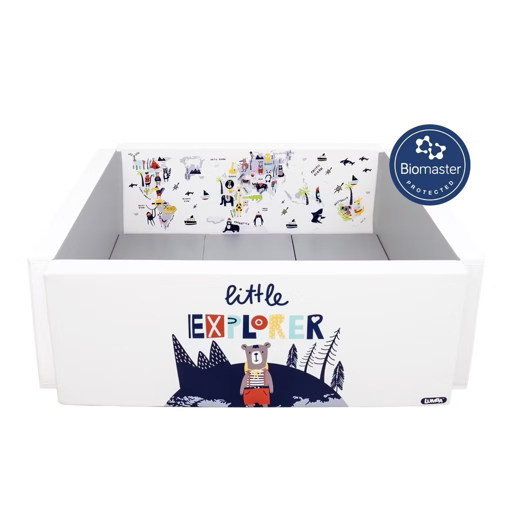 BUMPER BED LUMBA LITTLE EXPLORER / PLAYMAT / TEMPAT TIDUR ANAK / TEMPAT MAIN ANAK PRELOVED KONDISI P