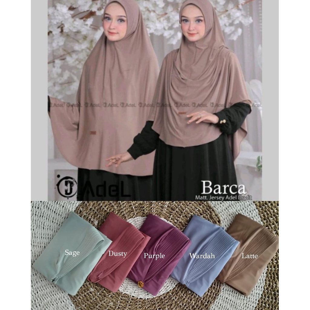 Jilbab Khimar Barca Jumbo By adel Hijab