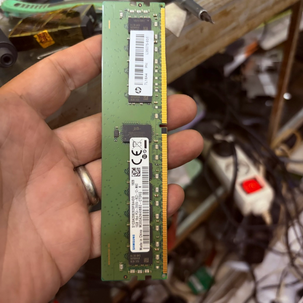 Samsung DDR4 16GB 2666 ecc registered HP buildup second
