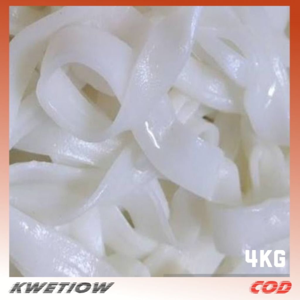 kwetiau basah 4 KG /mie lebar dan segar