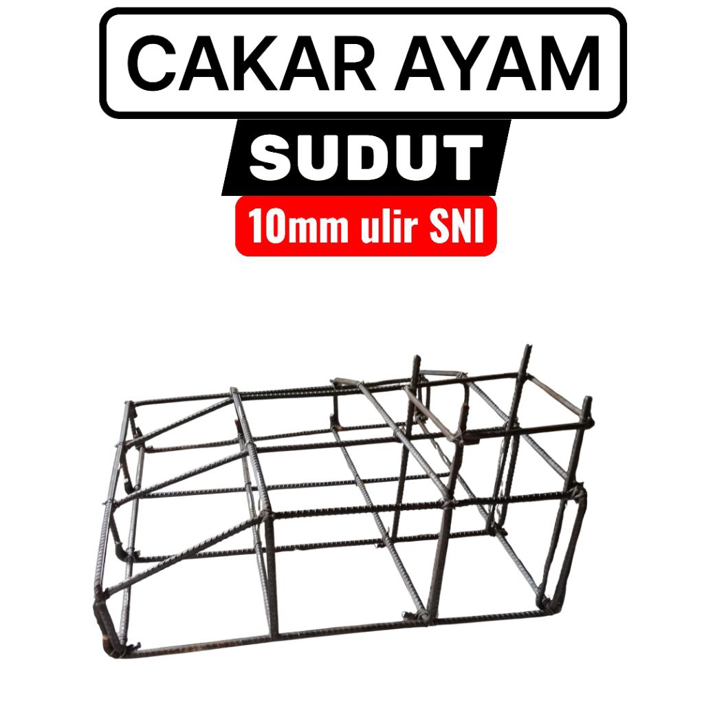 CAKAR AYAM SUDUT 10MM ULIR 40X40
