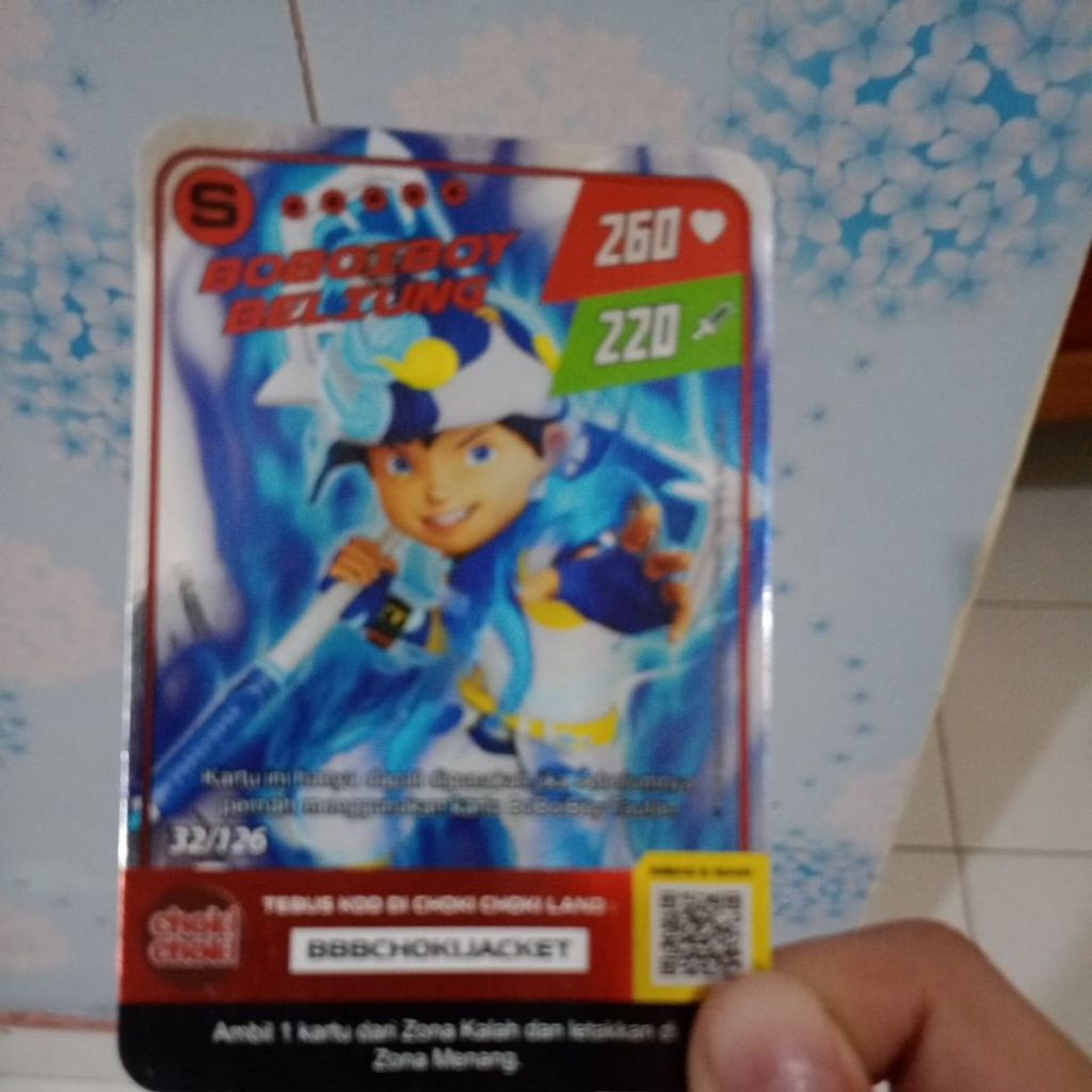 card Boboiboy beliung