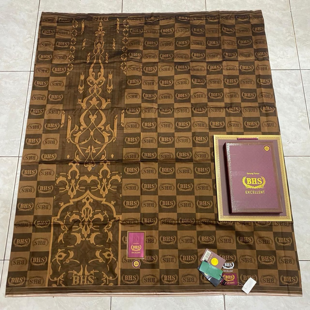 EXCELLENT GOLD JACQUARD JMA E57 MOTIF FULL TULISAN BHS