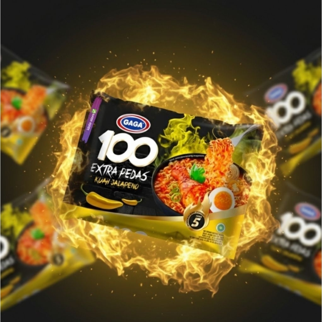Mie Gaga 100 Kuah Jalapeno