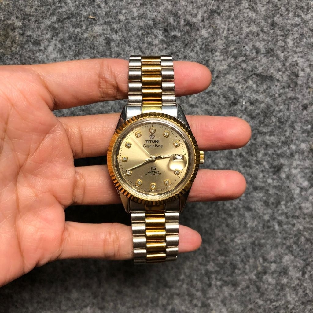 jam tangan titoni automatic widing Original