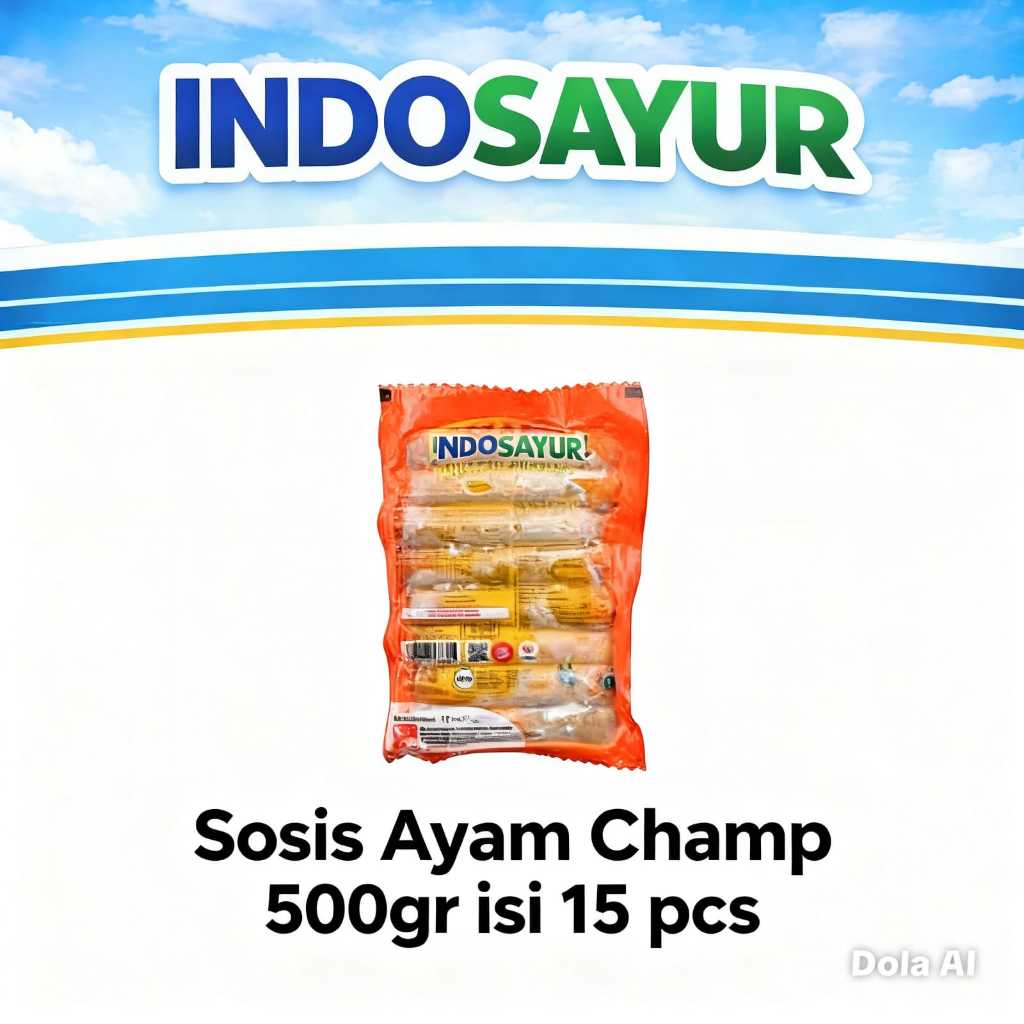 Sosis Ayam Champ 500g isi 15pcs