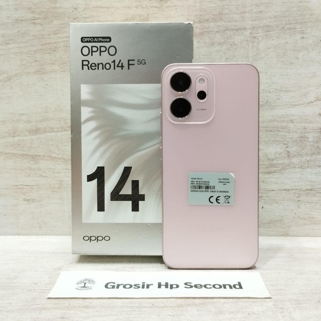 OPPO RENO 14F 5G 12/256GB 8/256GB HP SECOND FULLSET