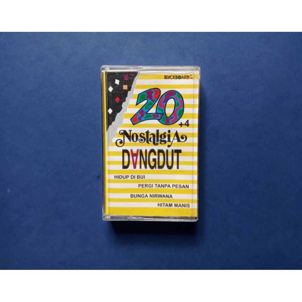 Kaset Pita 20 Nostalgia Lagu Dangdut Prod BLACKBOARD Ind