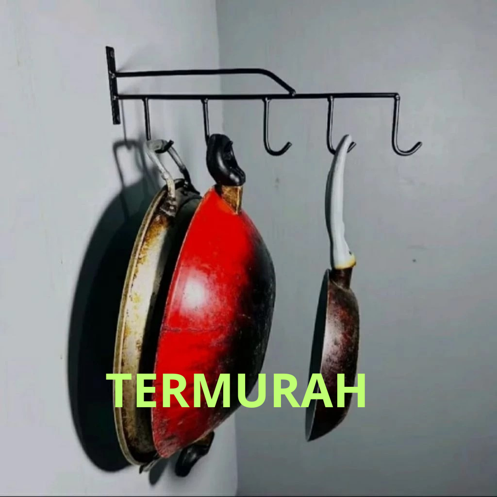 Gantungan wajan dan teplon