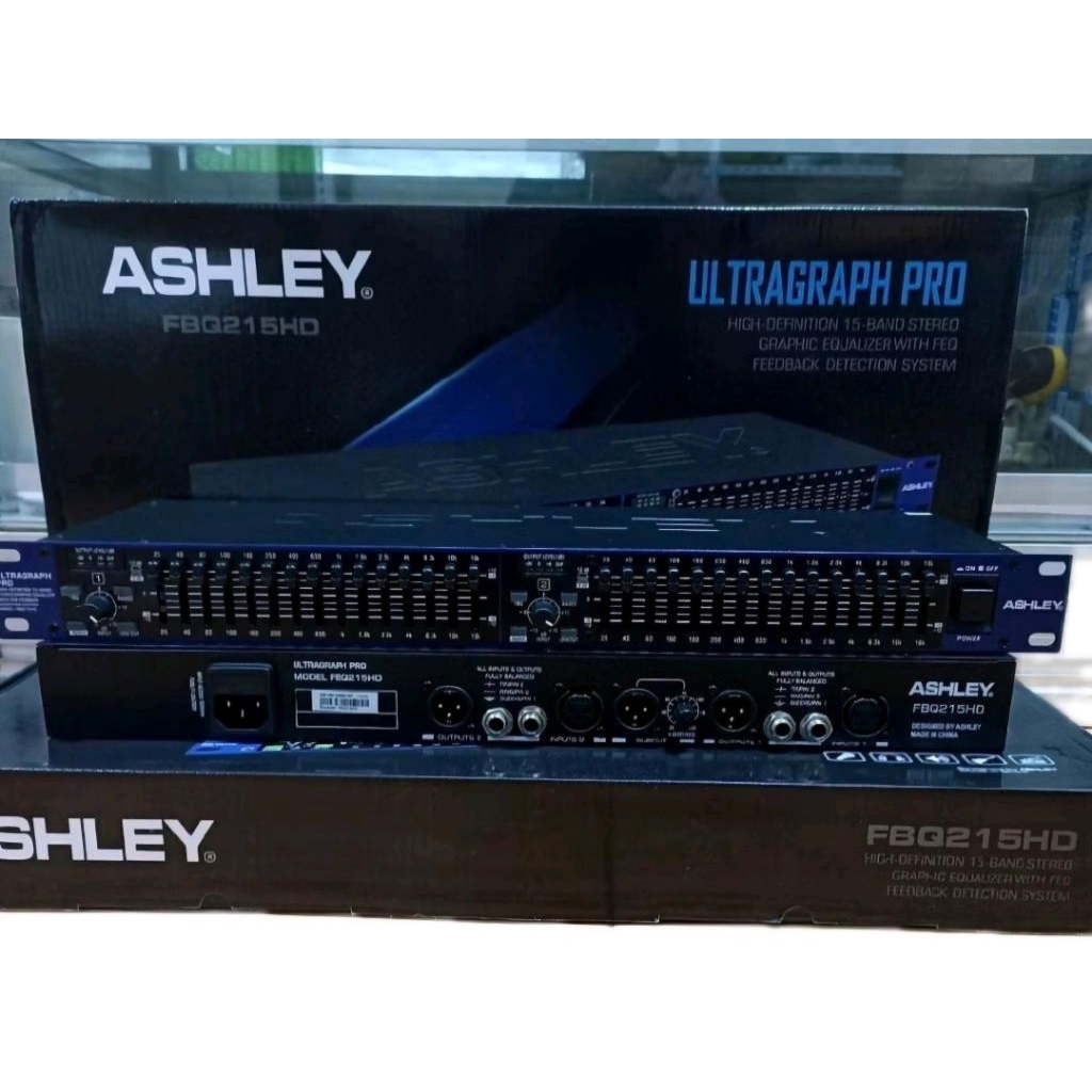 Equalizer Ashley FBQ 215HD EQ with Feedback Detection
