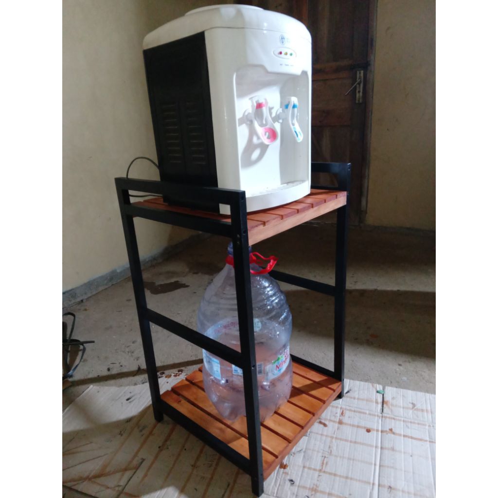 #rakdipenser rak reskuker.rak galon  rakserbaguna