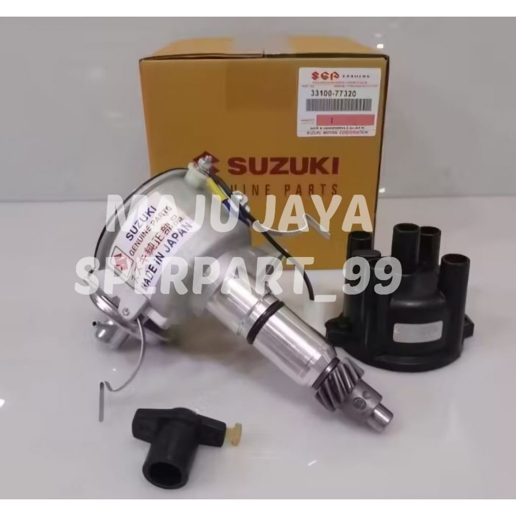 DELCO DISTRIBUTOR ASSY PLATINA SUZUKI ST100 1.0 CARRY EXTRA ASLI ORIGINAL GRESS BARU 33100-77320