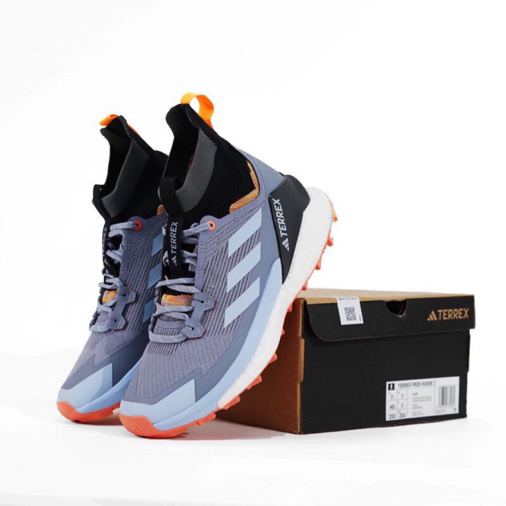 Adidas terrex free hiker 2.0 original sepatu trail running, sepatu hiking,sepatu mendaki gunung ultr