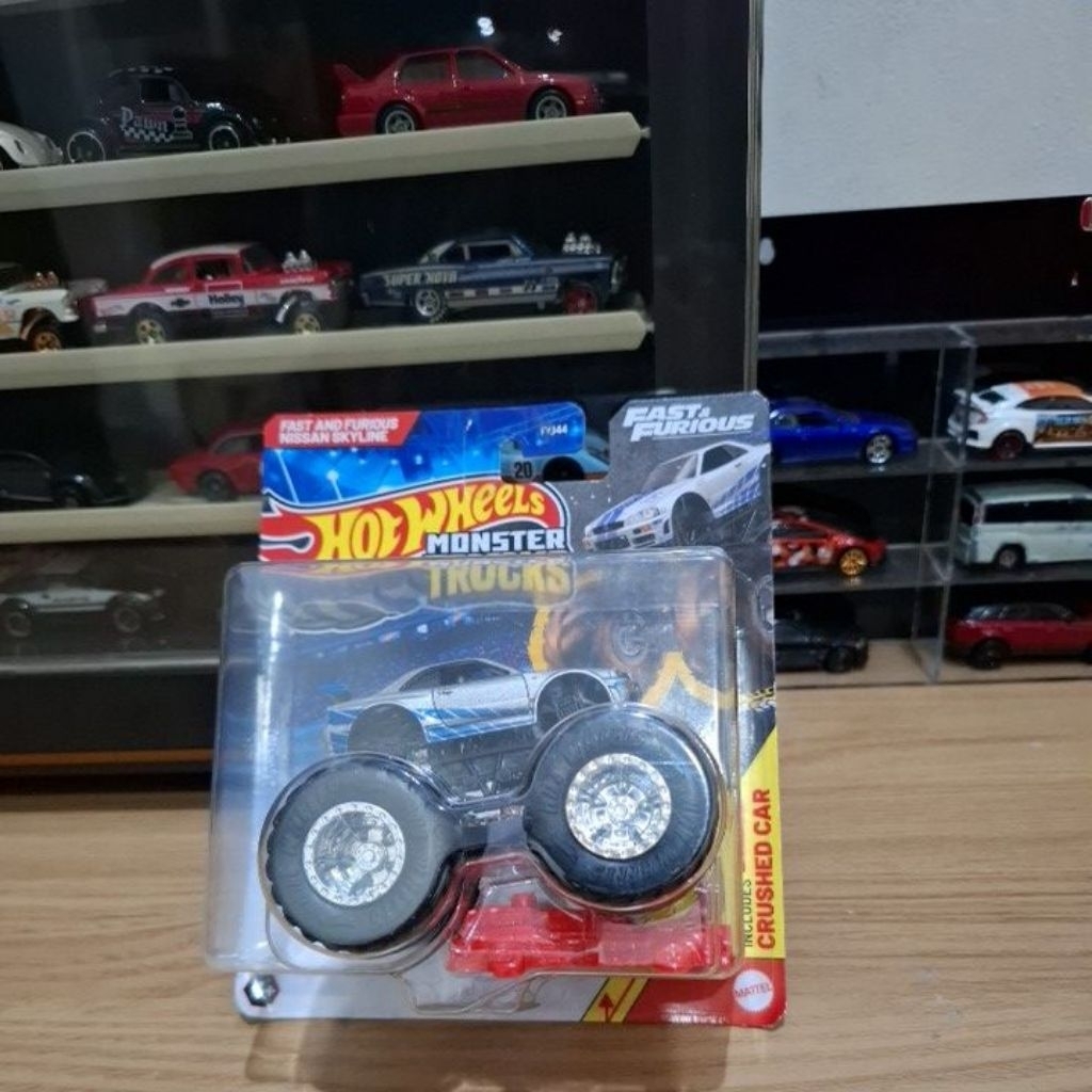 hot wheels monster truck nissan r34