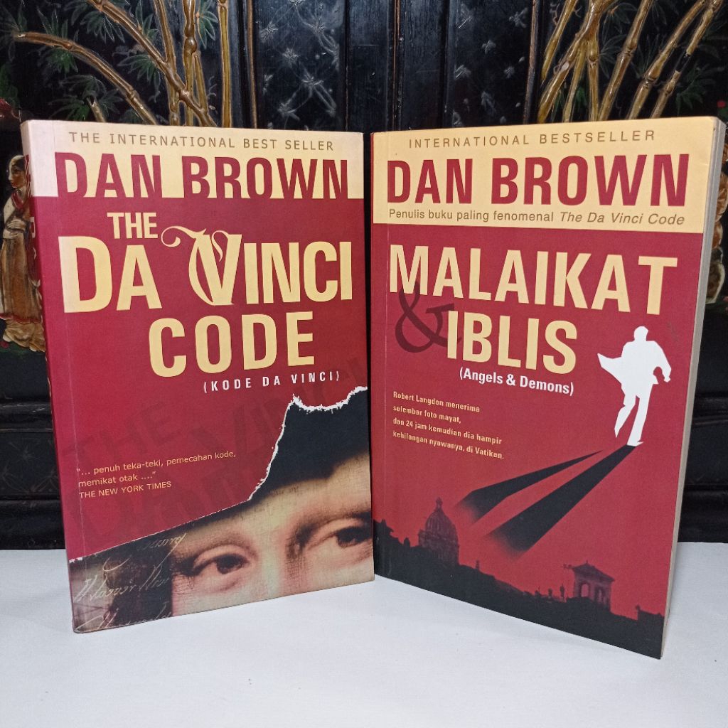 novel dan brown : the davinci code - original