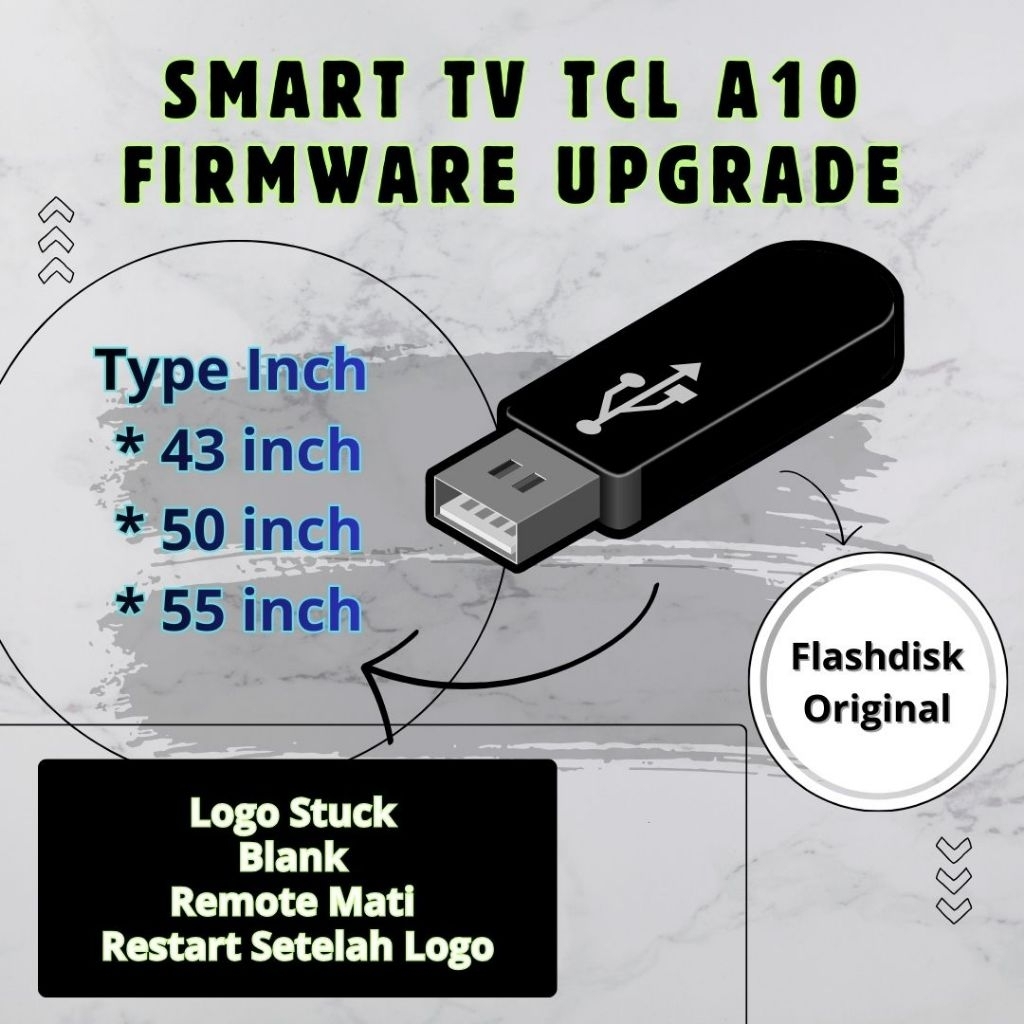 Firmware TCL A10 SMART TV TCL 43A10 50A10 55A10