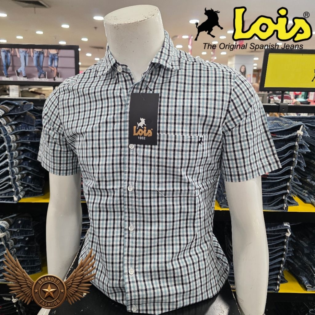 LOIS JEANS KEMEJA LENGAN PENDEK SLIMFIT KLS576