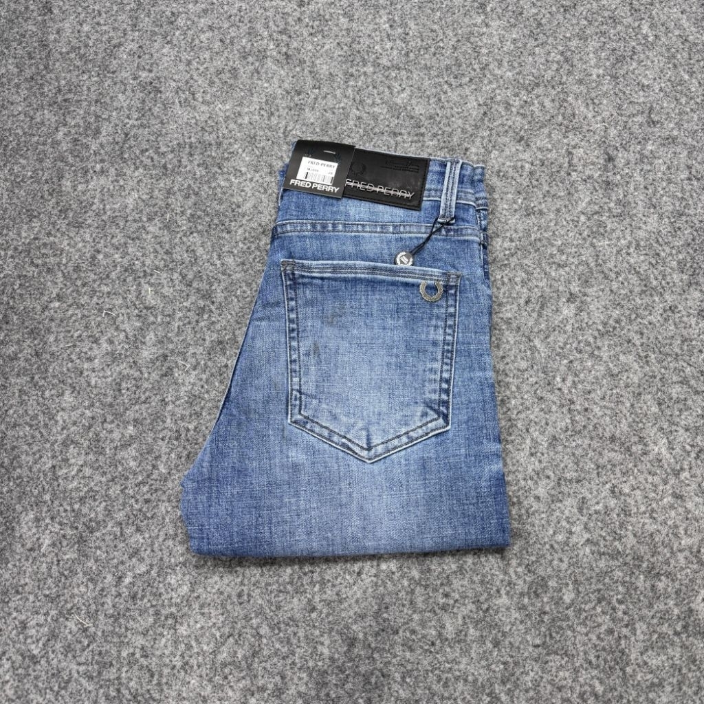 CELANA JEANS DENIM STREACH FRED PERRY PREMIUM HIGH QUALTY