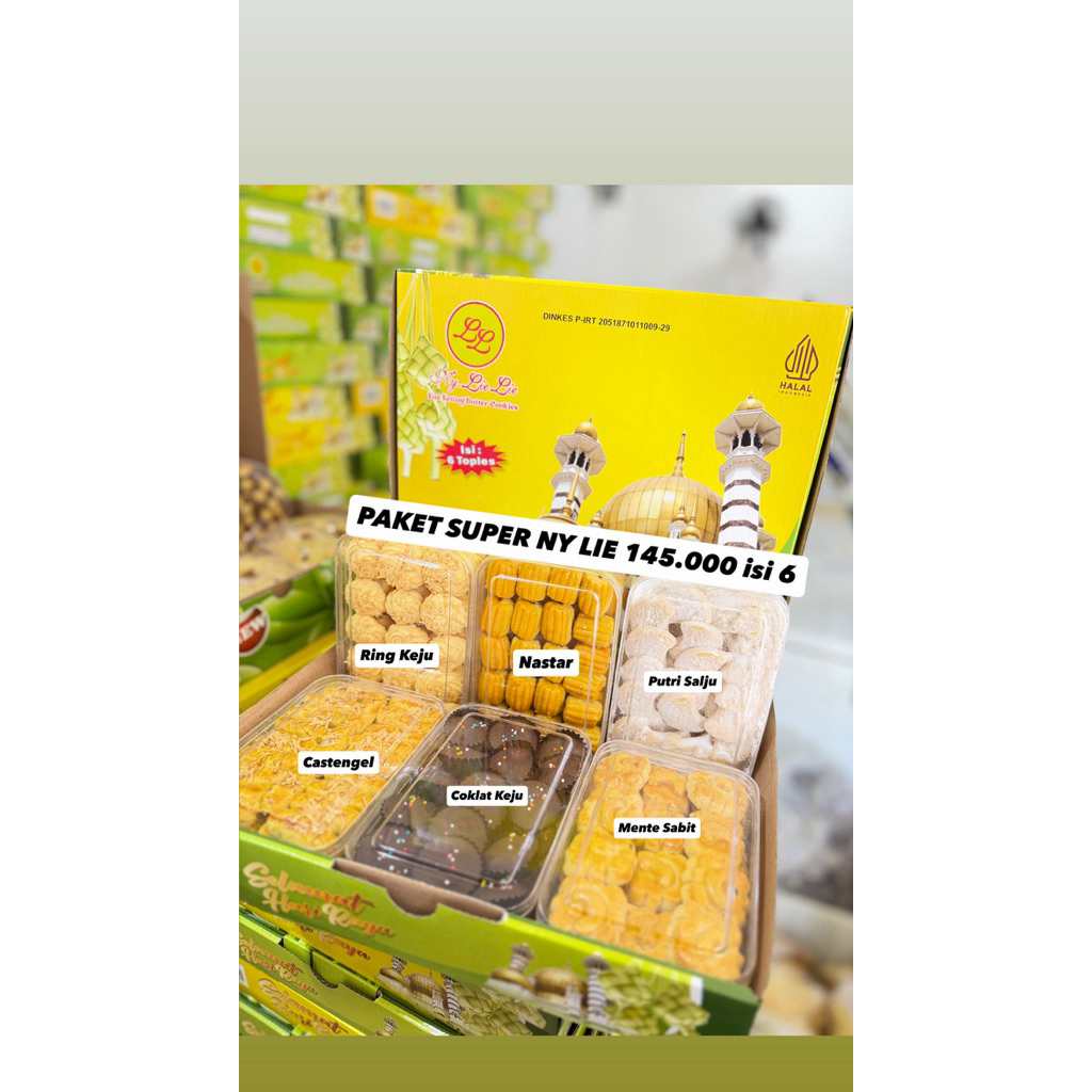 paket super Ny. Lie Lie isi 6 toples