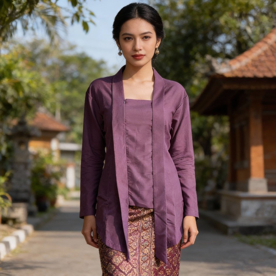 Kebaya Kutu Baru Katun Polos