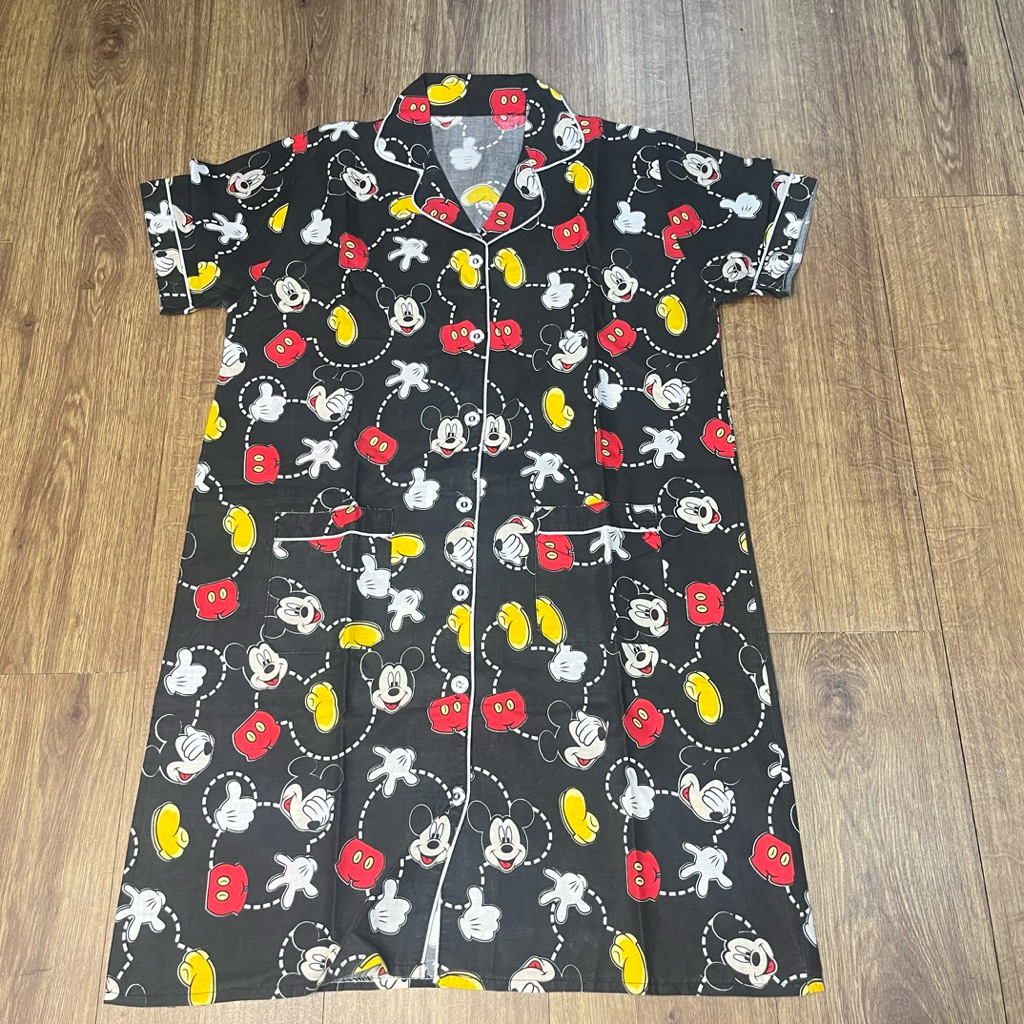 PRELOVED) Dress / Sleepwear Mickey Black