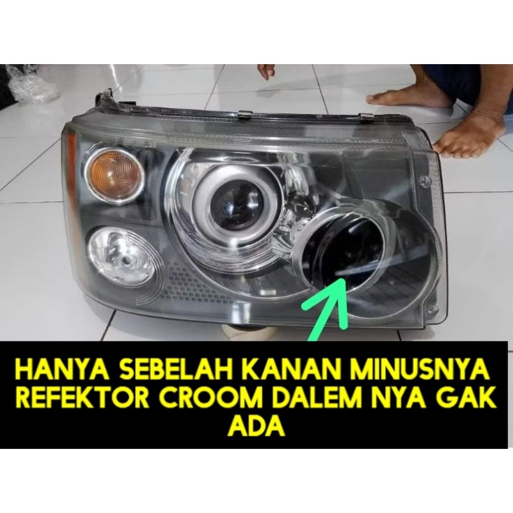 lampu depan headlamp land Rover range Rover 2006 2007 2008 TDV8