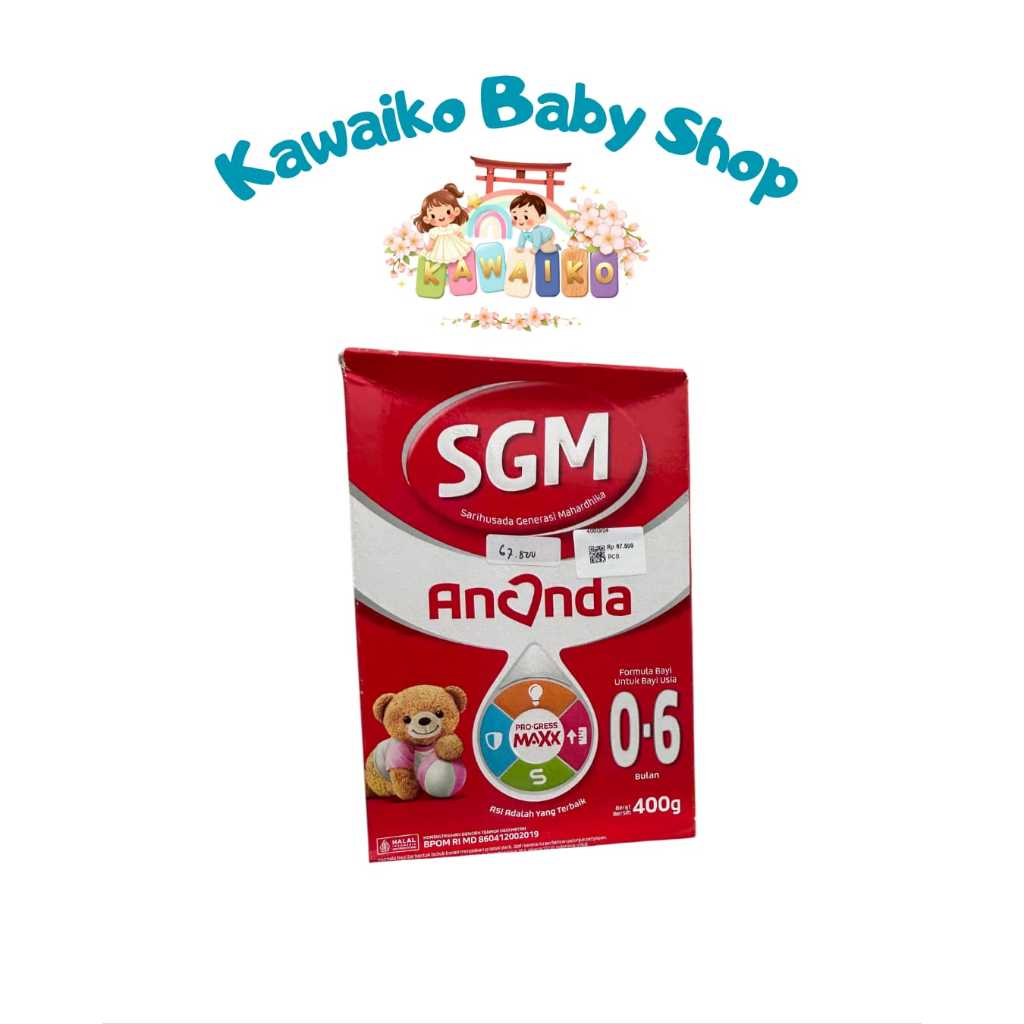 SGM Ananda Susu Formula Bayi 400 gram untuk Usia 0-6 Bulan
