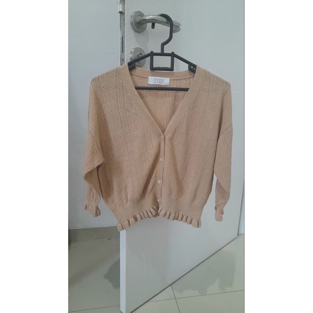 Preloved Crop Cardigan