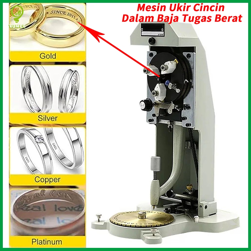 Mesin Grafir Cincin Cocok Untuk Mengukir Cincin Dengan Penunjuk Huruf(Hanya cincin)