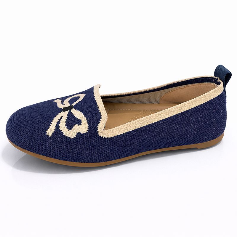 TOKO LOTUS | SEPATU FLAT SHOES | SEPATU WANITA | SEPATU PITA NAVY | SEPATU IMPORT WANITA