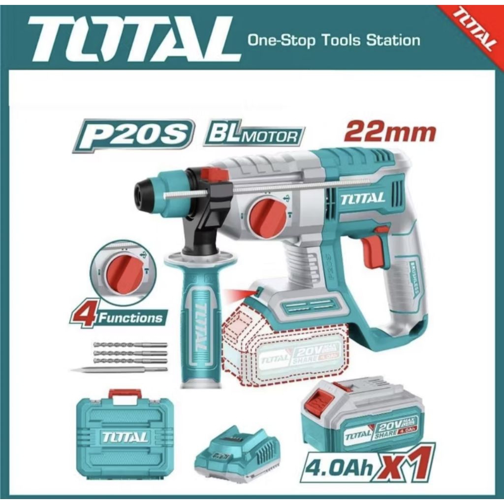 BOR HAMMER TOTAL 22MM CORDLES