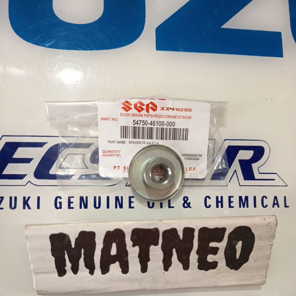 bosh bos spacer roda velg depan bagian kanan satria 2 tak hiu lumba shogun 110 tornado original sgp 