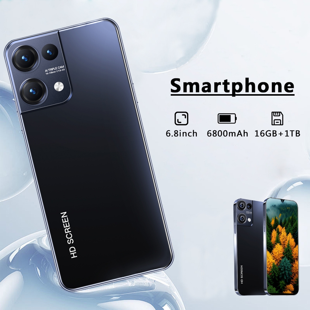 Reno 8 smartphone 5G 16GB+512GB 6.0 Full Screen 5600mAh Android 13 3 Warna